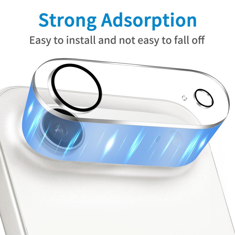 Dengduoduo 3 Pack Camera Lens Protector for iPhone Air, Tempered Glass Lens Cover, Ultra HD, 9H Hardness, Anti-Scratch, Case Friendly [No Affect on Night Shots] - Image 4