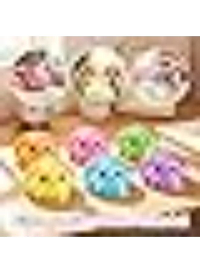 squishy Dumpling Squishies,3.4inch Colorful Dumpling Stress Balls, Fidget Sensory Toy, Squeeze Dough Ball Stress Relief Hand Toys with Food Steamer,Dumpling Squishy Mystery Box, 2 Colors Random (1pack) - Image 3