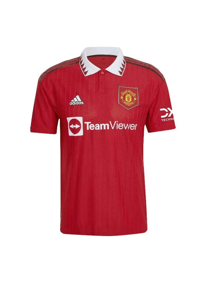 adidas Originals Adidas Mufc H Au Jsy Red Football Jerseys For Men Xs