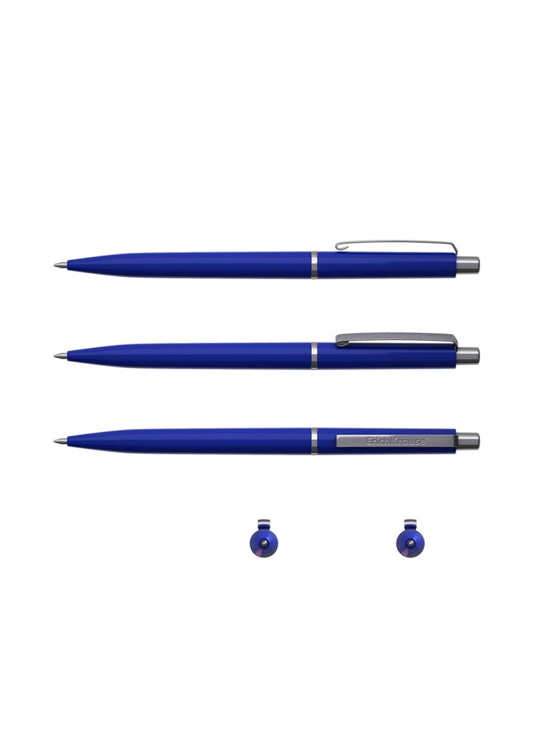 ErichKrause 1-Piece Smart Retractable Ballpoint Pen 0.7mm Tip Blue Ink - Image 2
