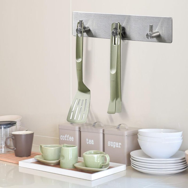 DLEST Hooks for Wall Without Drilling Heavy Duty Stainless Steel Waterproof Shower Stick on Hooks for Hanging Coat Hat Towel for Kitchens Bathrooms Offices No Drill Needed - Image 3