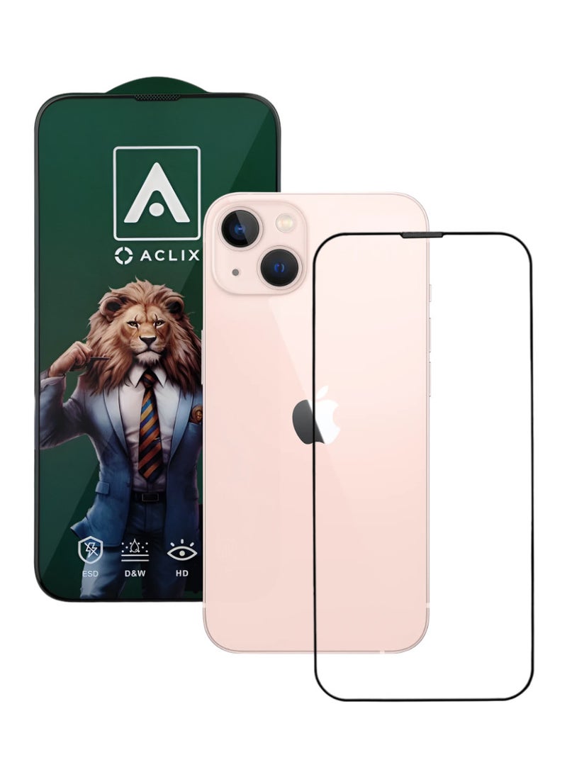 ACLIX Antistatic ESD Dustproof Premium Quality High Definition Tempered Glass Screen Protector Designed For  iPhone 13 - Image 1
