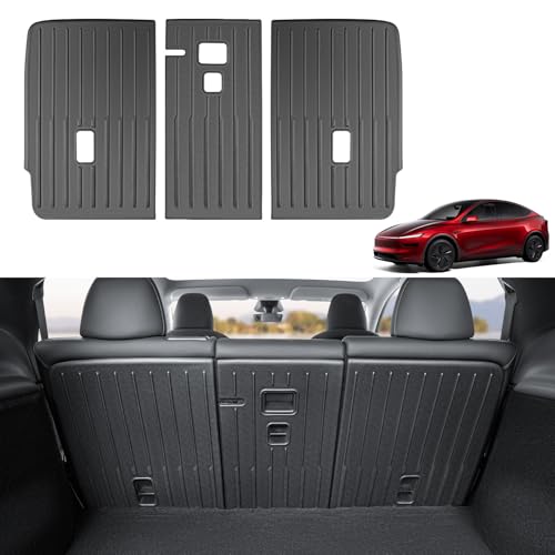 KUNIST Rear Seat Back Protector for Tesla Model Y 2026 Upgraded TPE Second Row Seats Back Cover Durable Backrest Mats for 20252026 New Model Y Juniper Accessories - Image 1