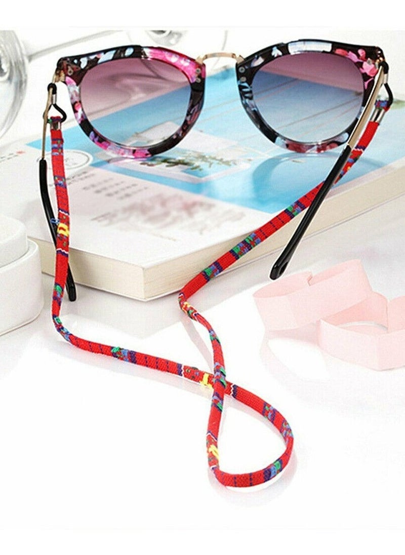 Generic Eyeglass Chain, 10X Colorful Ethnic Style Eyeglass Cord Reading Glasses Holder Neck Cord Colorful Sunglasses Strap Eyeglass Lanyard for Women Men  - Image 4