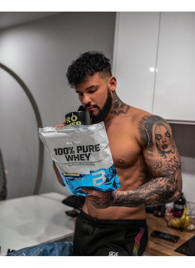 BioTechUSA BioTechUSA 100% Pure Whey Protein Complex with Bromelain Enzyme, Amino Acids, Sweeteners and No Added Sugar, Palm Oil Free, 2.27 kg, Chocolate-Peanut Butter  - Image 2