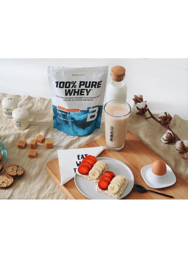 BioTechUSA BioTechUSA 100% Pure Whey Protein Complex with Bromelain Enzyme, Amino Acids, Sweeteners and No Added Sugar, Palm Oil Free, 2.27 kg, Chocolate-Peanut Butter  - Image 3