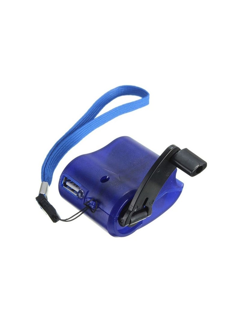 Generic - Universal Smart Mobile Phone/MP4 Hand-cranked USB Port Charging Tool Travel Emergency Manual Electric Dynamo Generator Module Sensor Power Supply for Outdoor Activity - Image 1