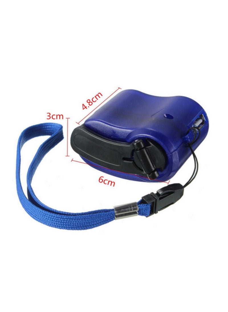 Generic - Universal Smart Mobile Phone/MP4 Hand-cranked USB Port Charging Tool Travel Emergency Manual Electric Dynamo Generator Module Sensor Power Supply for Outdoor Activity - Image 1
