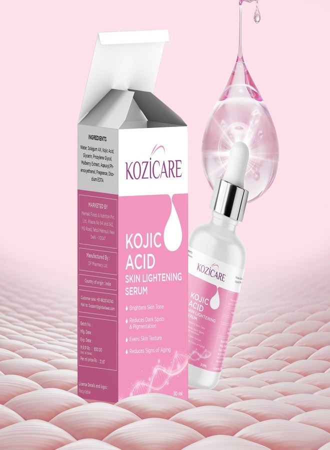 Kozicare Kojic Acid Face Serum For Acne And Dark Spots | Face Serum For Women & Men | Fast Absorbing & Deep Hydration |Helps Achieve a Radiant & Even Tone Skin -30 ML - Image 1