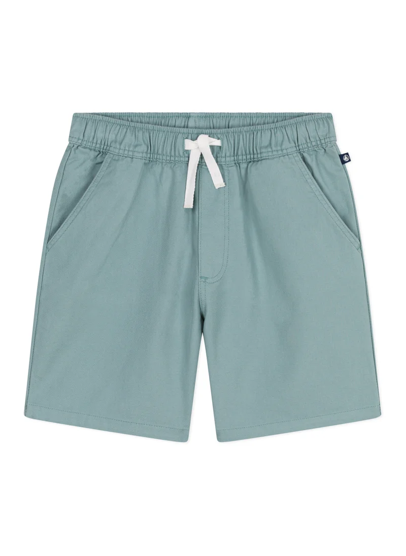 Petit Bateau Children's Bermuda shorts in plain cotton