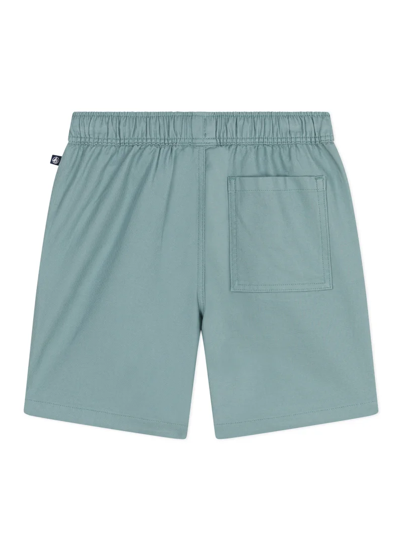 Petit Bateau Children's Bermuda shorts in plain cotton