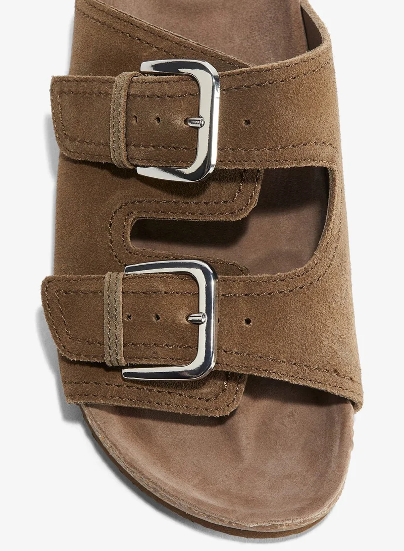 H&M  Suede sandals for Women | Best Price UAE