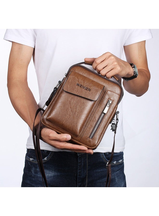 ويكسير حقيبة الرسول الجلدية للرجال - Image 2