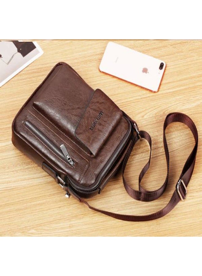 ويكسير حقيبة الرسول الجلدية للرجال - Image 5