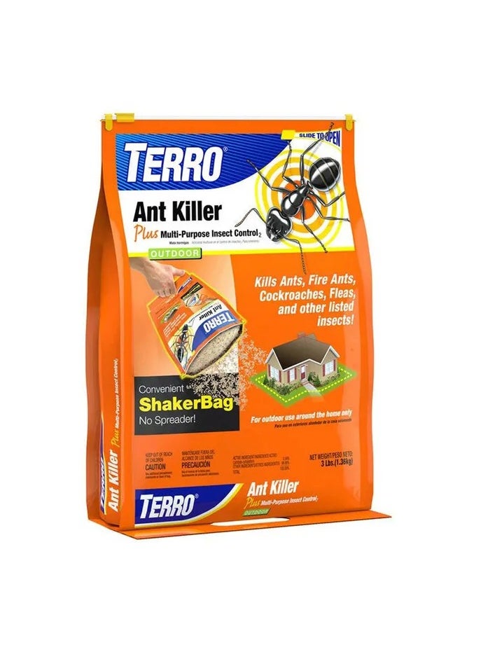 Terro - Terro T901-6 Ant Killer Plus Multi-Purpose Insect Control For Outdoors - Kills Fire Ants, Fleas, Cockroaches, And Other Crawling Insects - 1.36Kg - Image 1