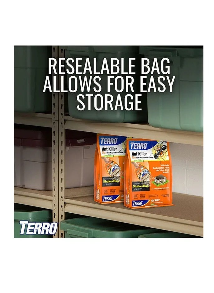 Terro - Terro T901-6 Ant Killer Plus Multi-Purpose Insect Control For Outdoors - Kills Fire Ants, Fleas, Cockroaches, And Other Crawling Insects - 1.36Kg - Image 1