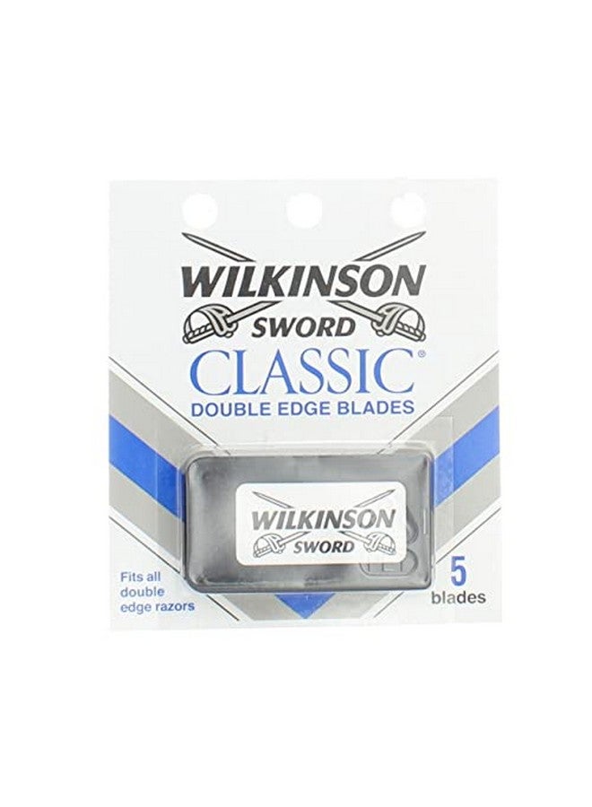 WILKINSON Sword Classic Double Edge Blades 5 Ea (Pack Of 3) - Image 1