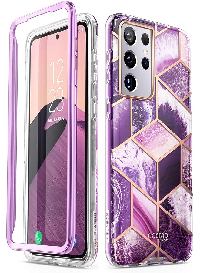 I-blason Cosmo Series for Samsung Galaxy S21 Ultra 5G Case, Slim Stylish Protective Case Without Screen Protector (Ameth) - Image 1