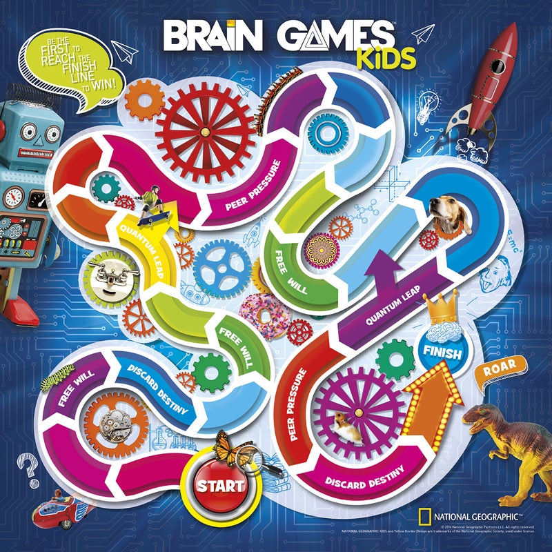 Buffalo Games BRAIN GAMES KIDS - Warning! This Game Will Blow Your Mind! - Image 3