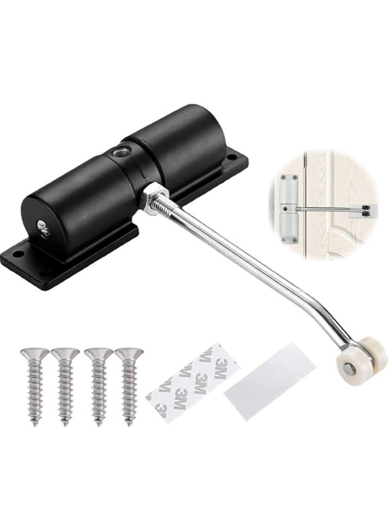 Leon Home Automatic safety spring door closer | anti-theft automatic door closing tool-free installation hinged door retrofit automatic closer - Image 1