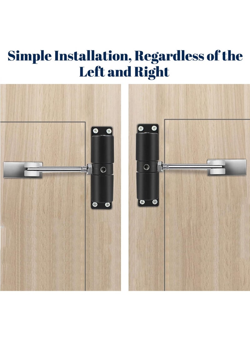 Leon Home Automatic safety spring door closer | anti-theft automatic door closing tool-free installation hinged door retrofit automatic closer - Image 4