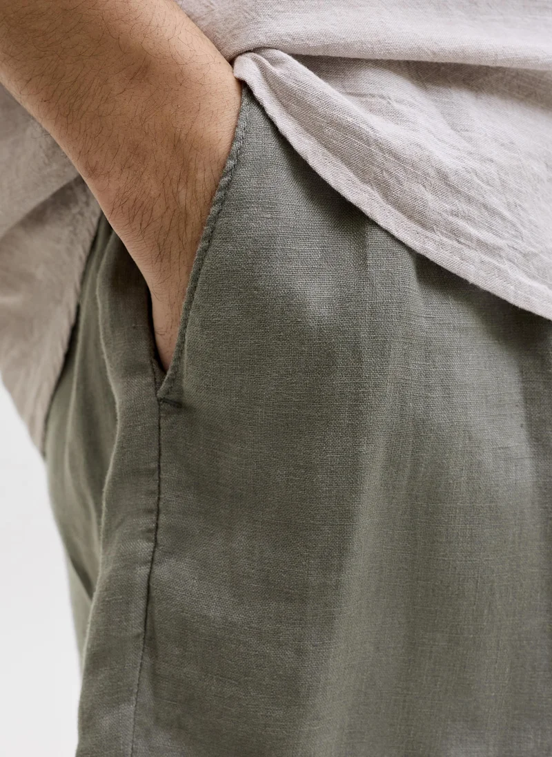 JACK & JONES  JPSTBILL LAWRENCE LINEN SHORTS REG LN for Men | Best Price UAE