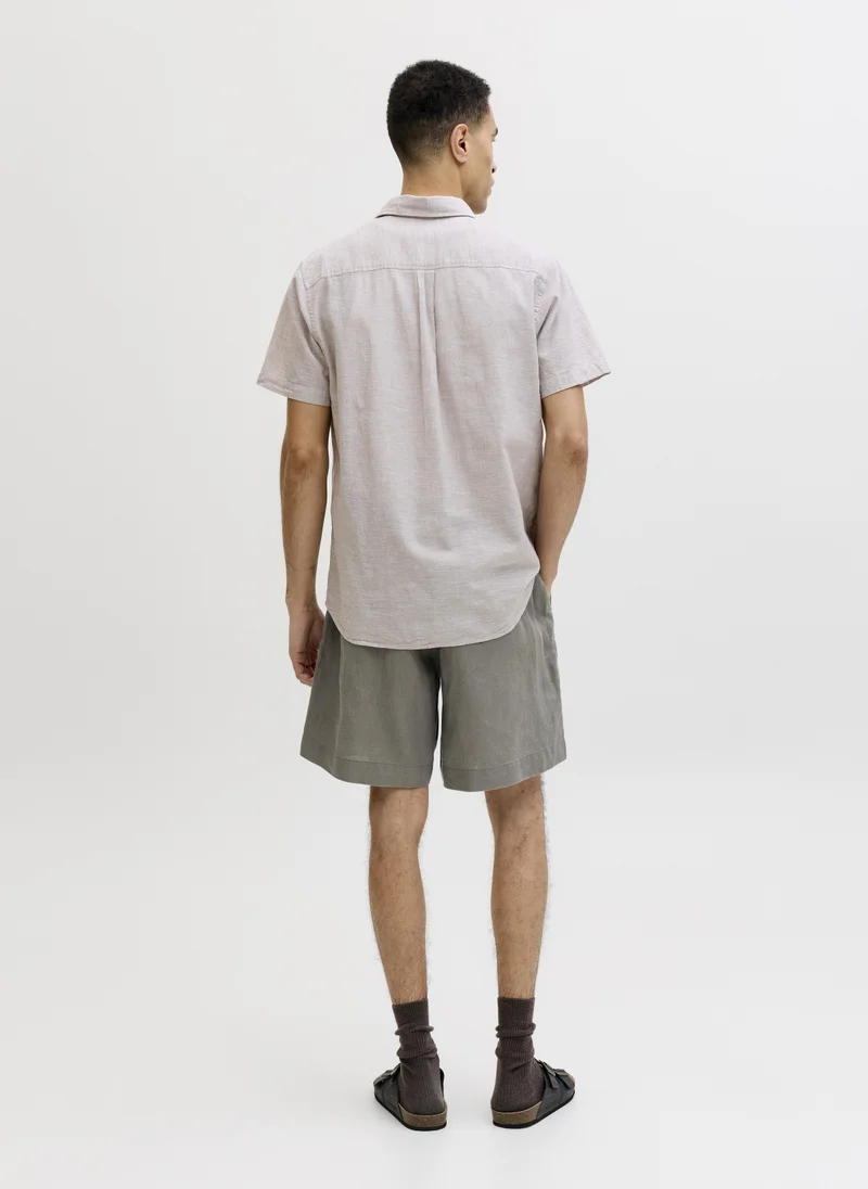 JACK & JONES  JPSTBILL LAWRENCE LINEN SHORTS REG LN for Men | Best Price UAE