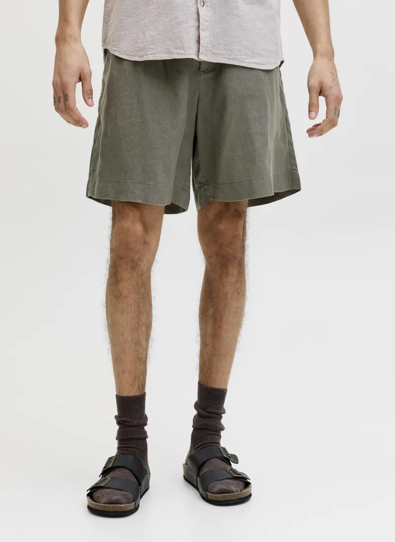 JPSTBILL LAWRENCE LINEN SHORTS REG LN