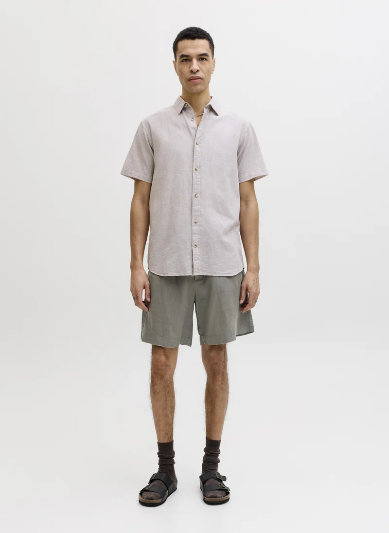 JACK & JONES  JPSTBILL LAWRENCE LINEN SHORTS REG LN for Men | Best Price UAE