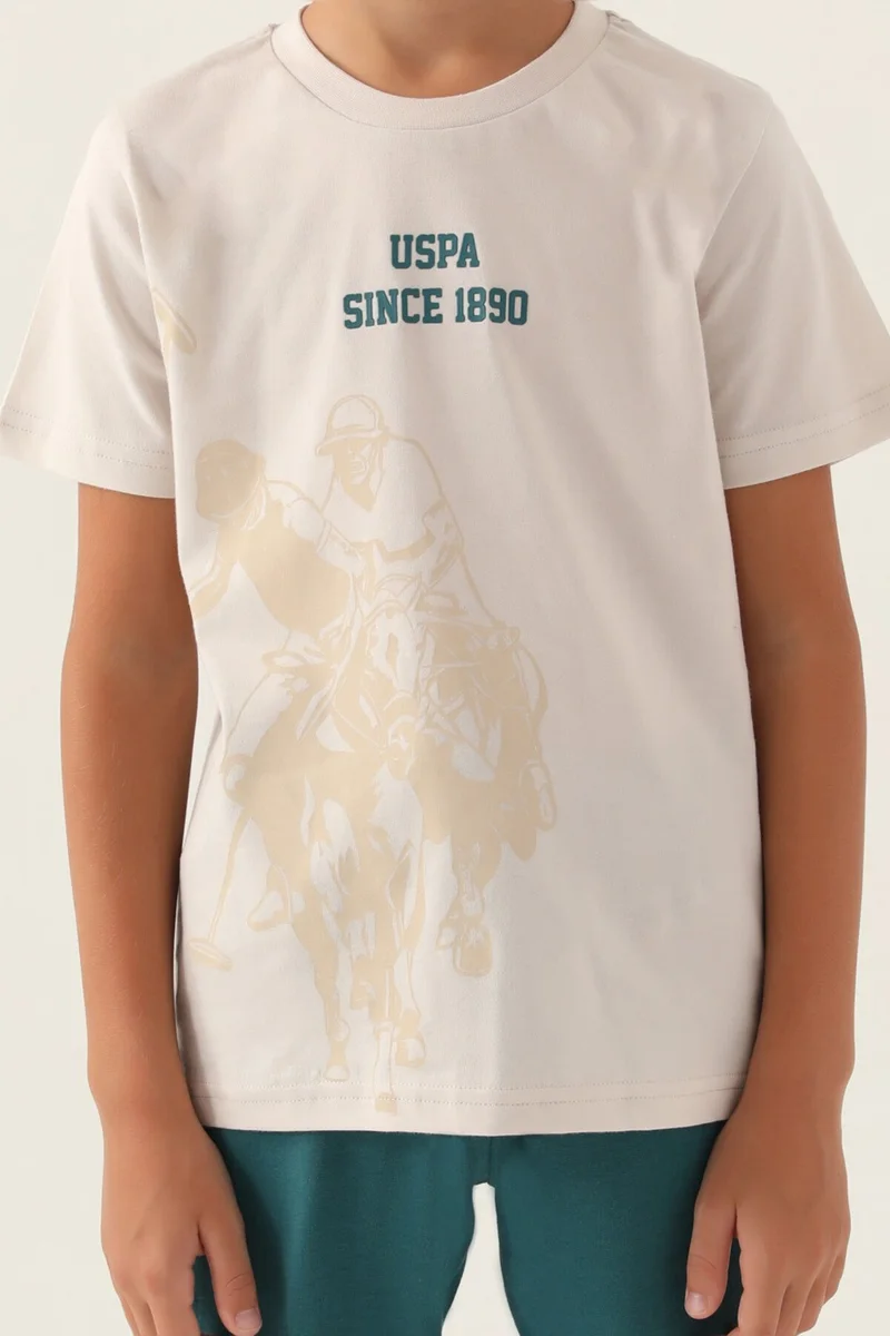 U.S. Polo Assn. Licensed Since Stone Boys Bermuda Set