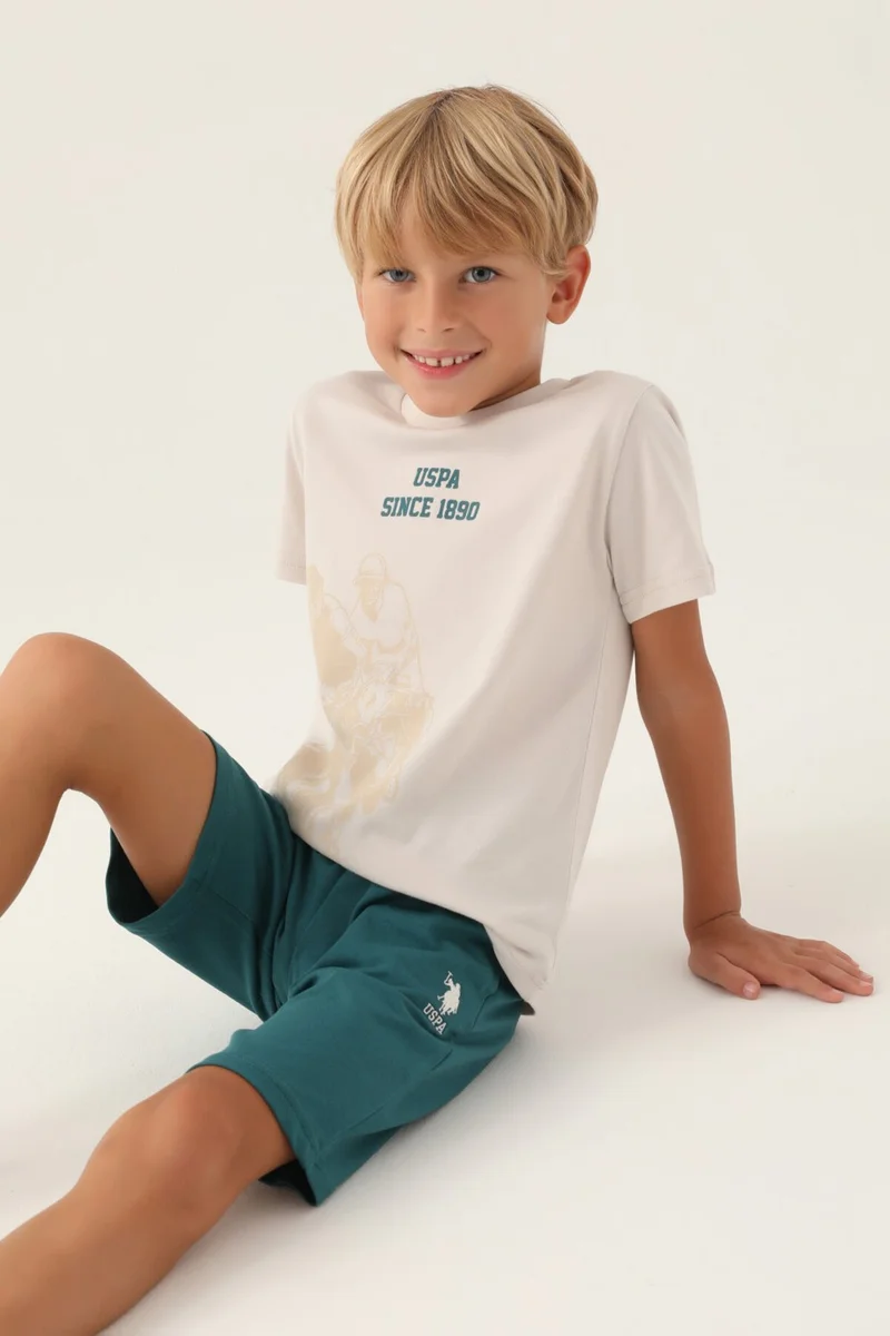 U.S. Polo Assn. Licensed Since Stone Boys Bermuda Set