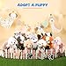 Niceup 10Pcs 45in Small Stuffed Animals Plush Puppies Bulk Adopt Dog Party Favors Cute Little Paw Pup Soft Plush Toys Doll for Pawty Birthday Goodie Bag Fillers Kids Class Easter Egg Basket Stuffer - Image 4
