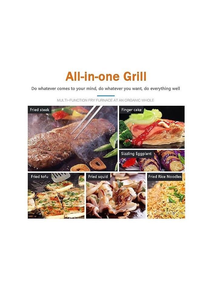 KitchTron - Commercial Electric Griddle Flat Top Grill Stainless Steel Hot Plate 3000W Thermostatic Control - Image 1