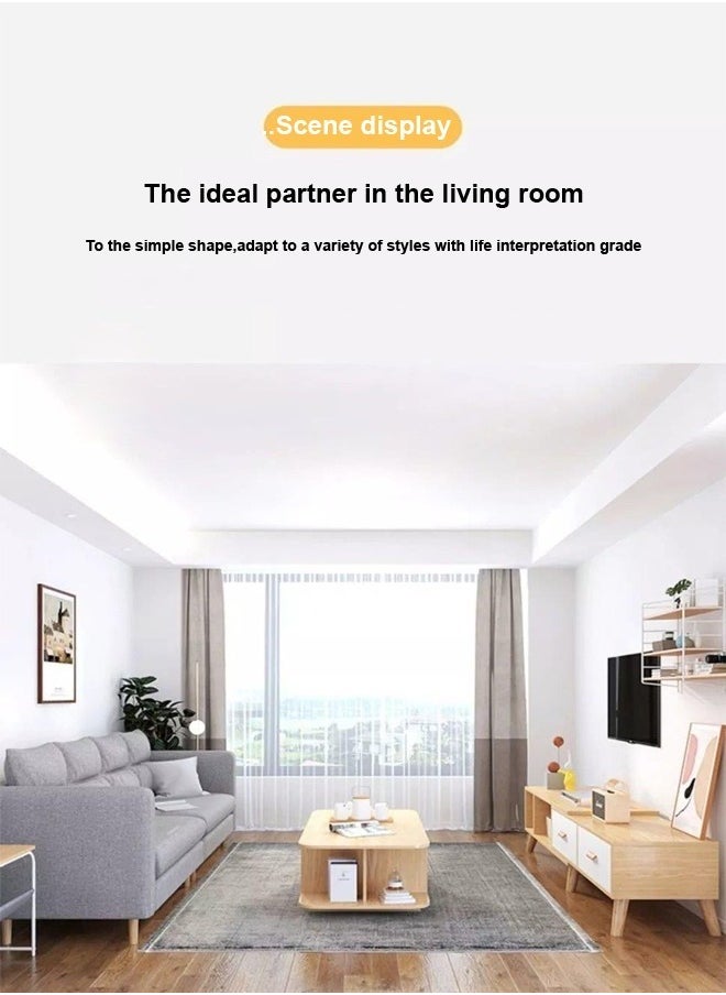 fashionhome - Multipurpose Modern Upgraded Design TV Table Retractable Length Television Cabinet Combination Set 15mm Thickness Wood Sheet Table Multicolor Living Room Home Furniture 120-198x40x50 Centimeter - Image 1