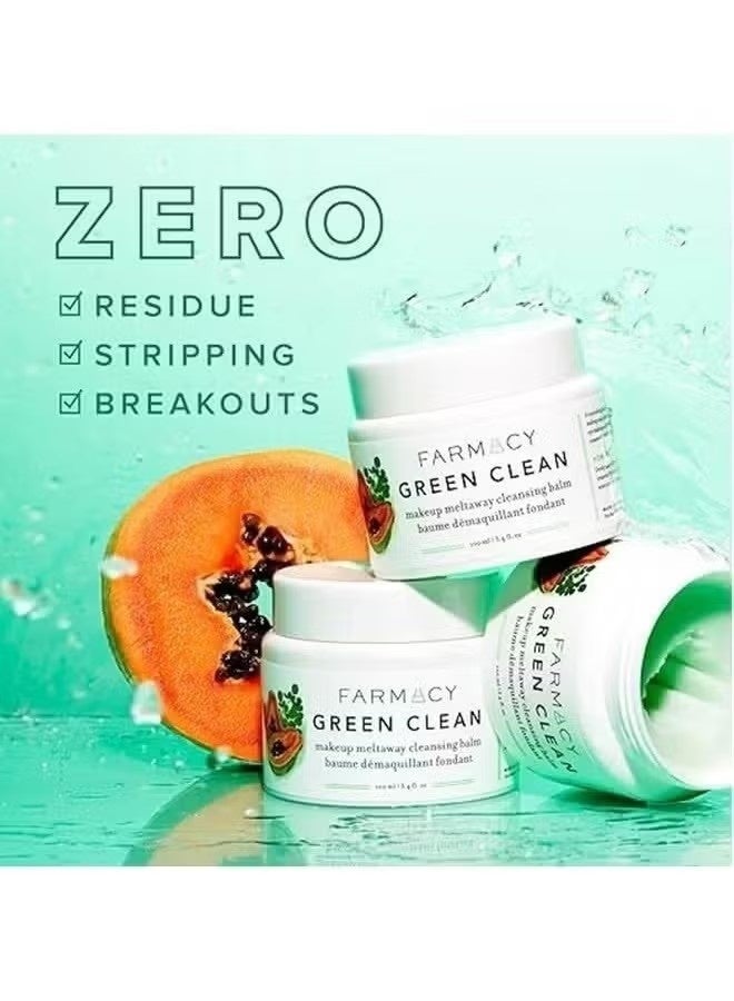 Farmacy Natural Makeup Remover - Green Clean Makeup Meltaway Cleansing Balm Cosmetic - Image 3
