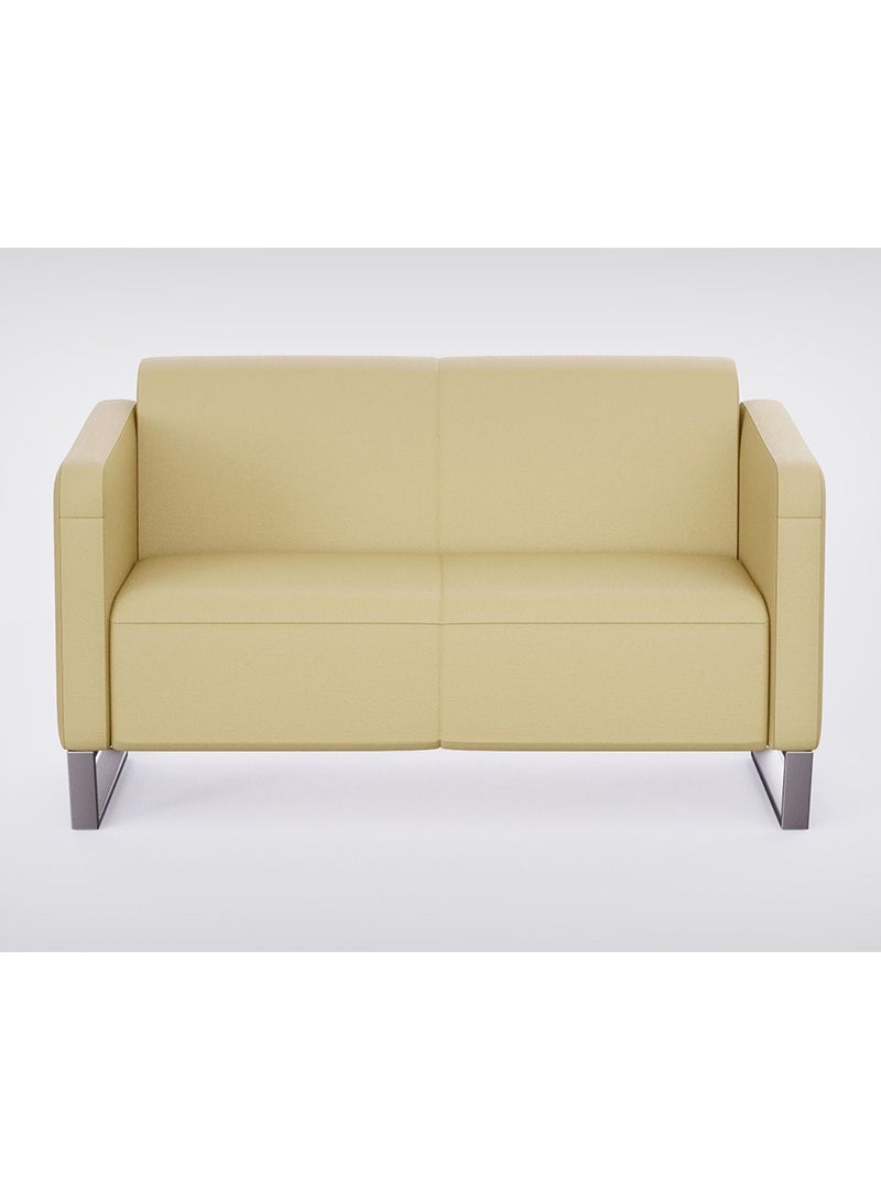 Mahmayi 2850 Double Seater PU Sofa - Sandal - Image 2