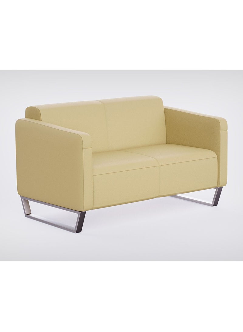 Mahmayi 2850 Double Seater PU Sofa - Sandal - Image 1