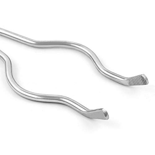 QWORK 16" Stainless Steel Crucible Tongs for Laboratory, Industry - Image 2