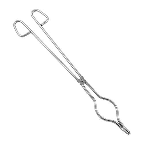 QWORK 16" Stainless Steel Crucible Tongs for Laboratory, Industry - Image 1