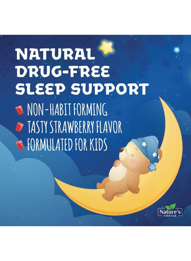 ناتشرز تشويس علكة ميلاتونين للأطفال 1 مجم، علكات مكمل للنوم للأطفال من سن 4 سنوات فما فوق، مكمل نوم غير مسبب للإدمان، مكمل قابل للمضغ لدعم النوم المريح، بنكهة التوت الطبيعية - 60 علكة - Image 5