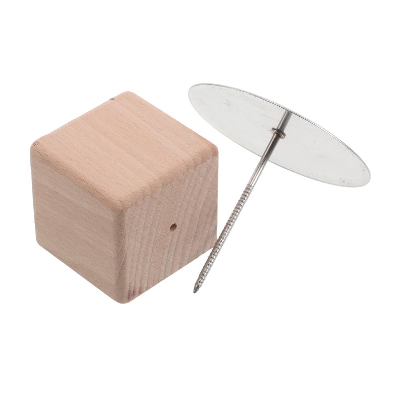 1 Set Cake Decorating Nail with Base - Stainless Steel Cake Flower Cupcake Icing Cream Flower Nail Base Decorating Tool For Icing - Image 1