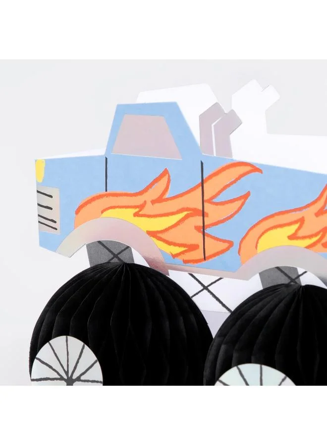 Meri Meri Monster Truck Birthday Card