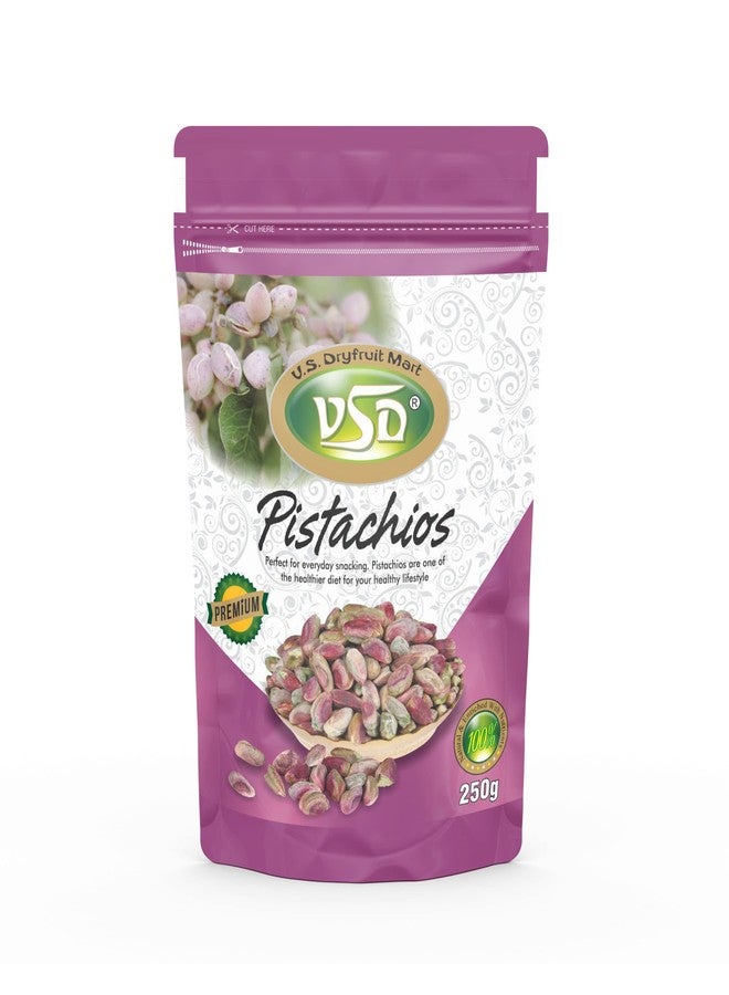 VSD Californian Premium Roasted and Salted Whole Pistachios with shell - Perfectly Crunchy Rich In Antioxidants - No Trans Fat and Gluten Free, 500Gm - Image 1