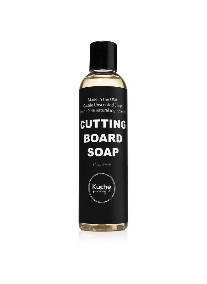 Kuche Chef - Natural Cutting Board Soap (8Oz) Made In The Usa. Nurture And Maintain Wooden Cutting Boards. - Image 1