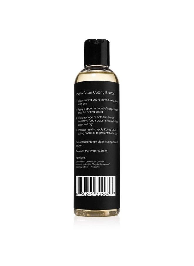 Kuche Chef - Natural Cutting Board Soap (8Oz) Made In The Usa. Nurture And Maintain Wooden Cutting Boards. - Image 1