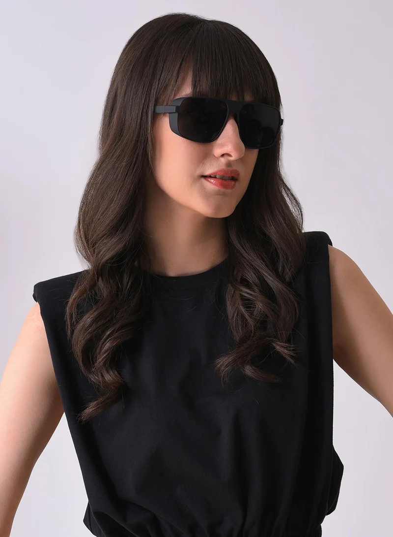 صوص هاوت Black Lens Black Wayfarer Sunglasses