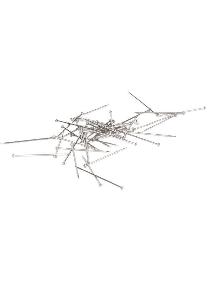 Sunwood Nickel-Plated Large Head Pins/Fixed Pins/Pearl Pins/Positioning Pins, 50G/Box, 10 Boxes, 8062 - Image 2