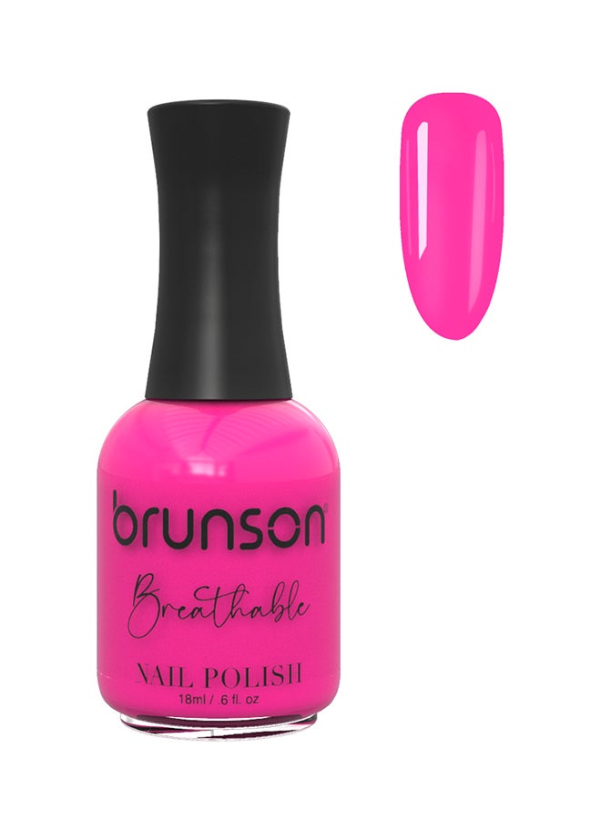 طلاء أظافر قابل للتنفس طلاء أظافر حلال مناسب للوضوء سريع الجفاف نباتي طويل الأمد وسهل التقشير 18 مل BH111