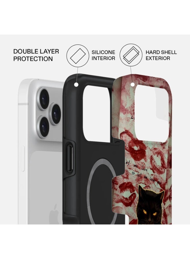 موبكوس جراب Mobcos المميز لهاتف iPhone 17 Pro Max After Dark، متوافق مع غطاء صلب مزدوج الطبقات مع حماية من السيليكون - غطاء مقاوم للخدوش والصدمات - Image 2