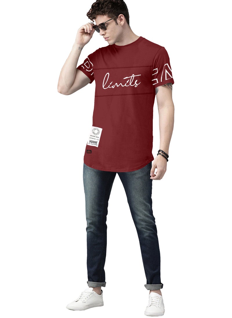 COLOR HUNT 100% Cotton Mens Crew Neck T- Shirt with Treding Prints - Image 3
